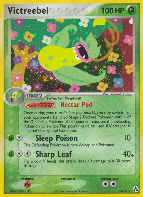 Victreebel - Legend Maker Pokemon Card