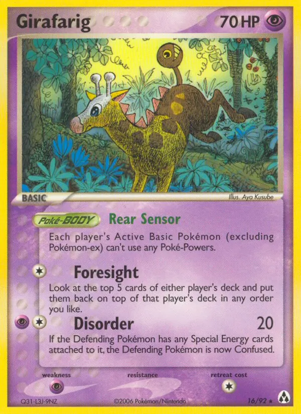 Girafarig - Legend Maker Pokemon Card