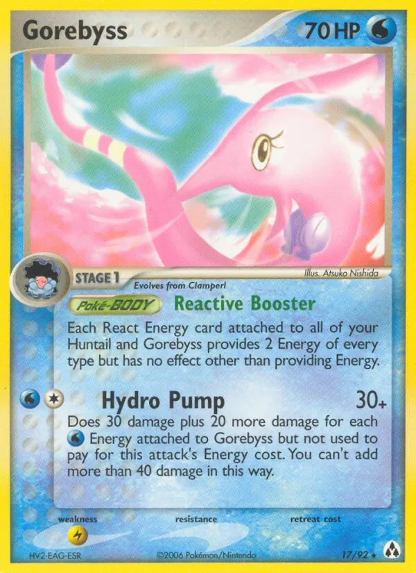 Gorebyss - Legend Maker Pokemon Card
