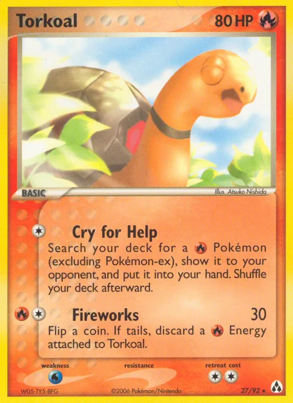Torkoal - Legend Maker Pokemon Card
