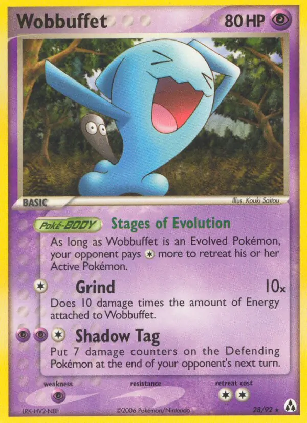 Wobbuffet - Legend Maker Pokemon Card