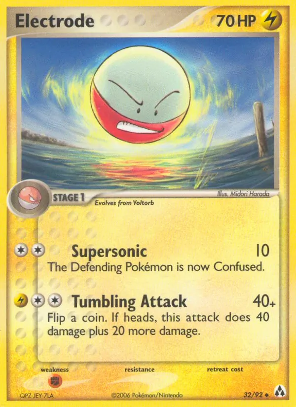 Electrode - Legend Maker Pokemon Card