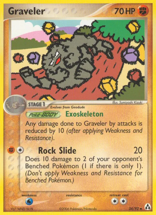 Graveler - Legend Maker Pokemon Card