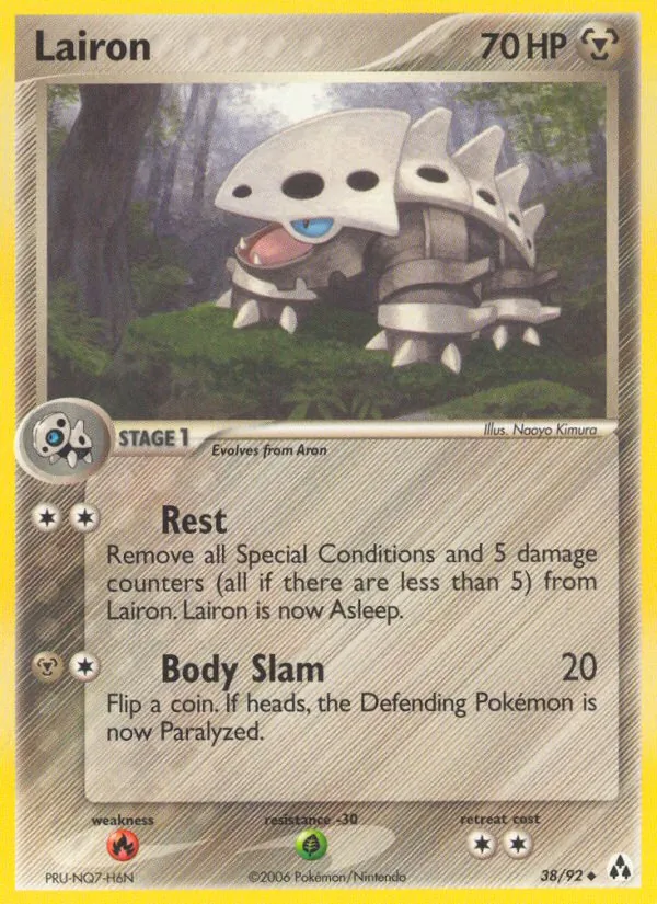 Lairon - Legend Maker Pokemon Card