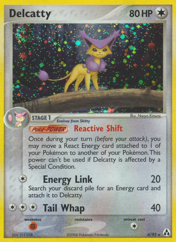 Delcatty - Legend Maker Pokemon Card