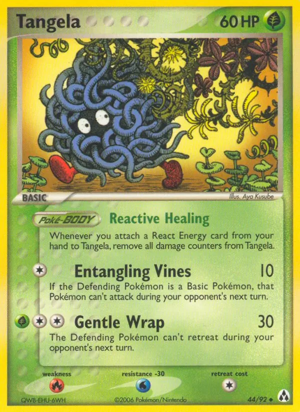 Tangela - Legend Maker Pokemon Card