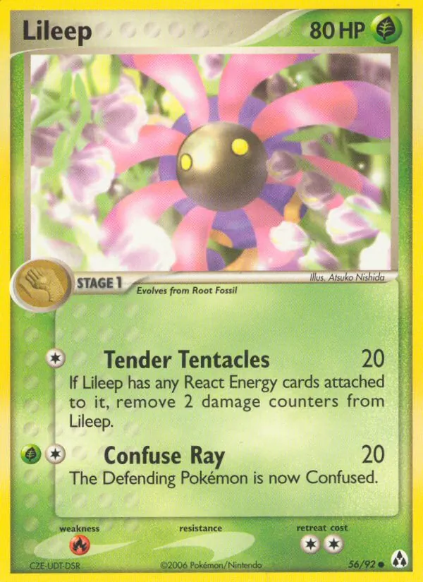 Lileep - Legend Maker Pokemon Card