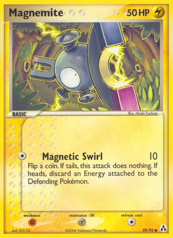 Magnemite - Legend Maker Pokemon Card