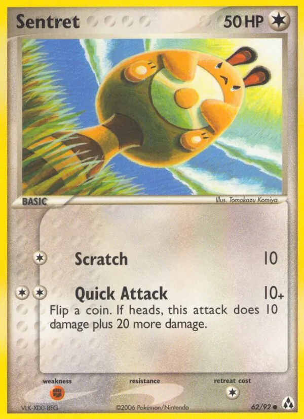 Sentret - Legend Maker Pokemon Card