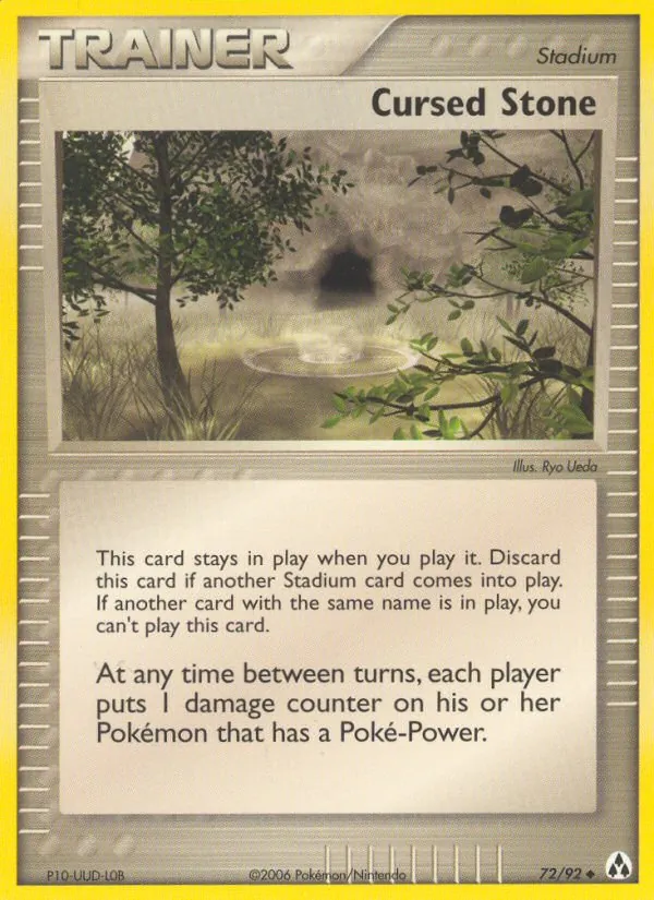 Cursed Stone - Legend Maker Pokemon Card