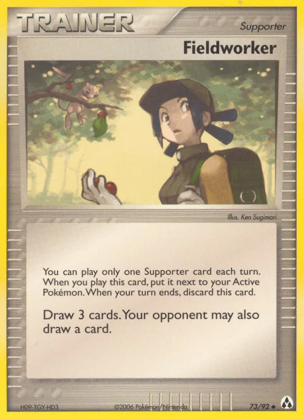 Fieldworker - Legend Maker Pokemon Card