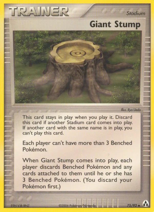Giant Stump - Legend Maker Pokemon Card