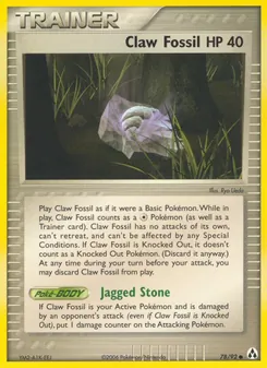 Claw Fossil - Legend Maker