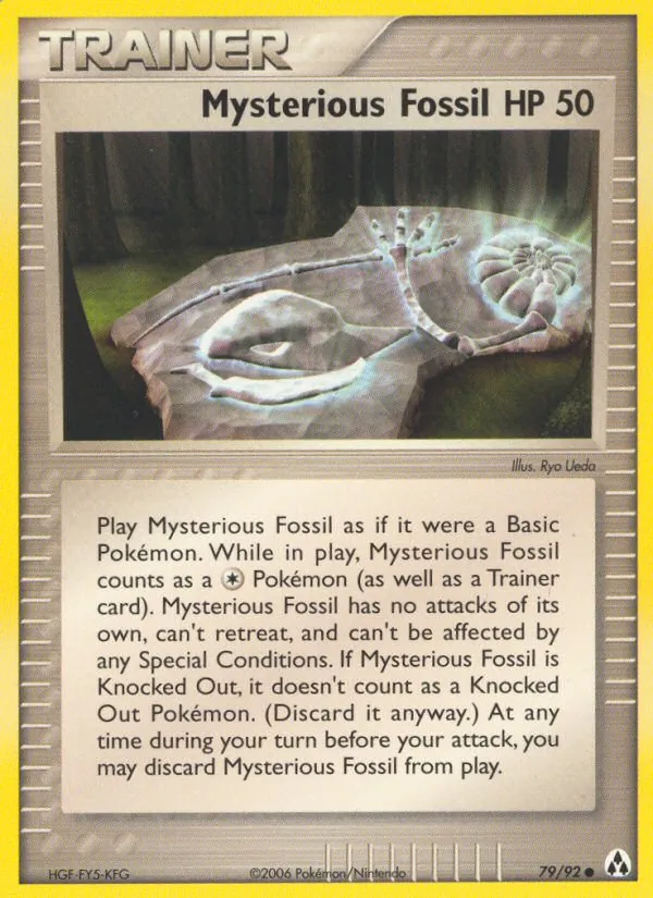 Mysterious Fossil - Legend Maker Pokemon Card