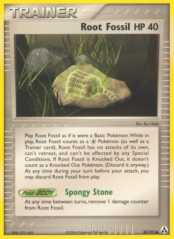 Root Fossil - Legend Maker Pokemon Card