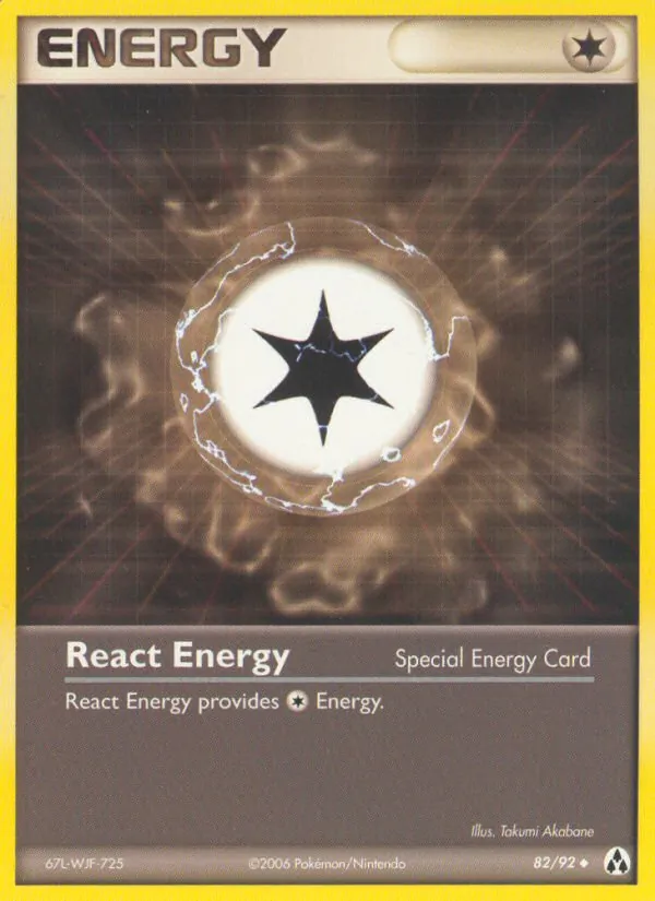 React Energy - Legend Maker Pokemon Card