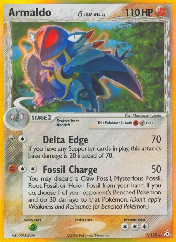 Armaldo δ - Holon Phantoms Pokemon Card