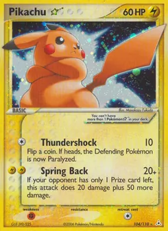 Pikachu Star - Holon Phantoms