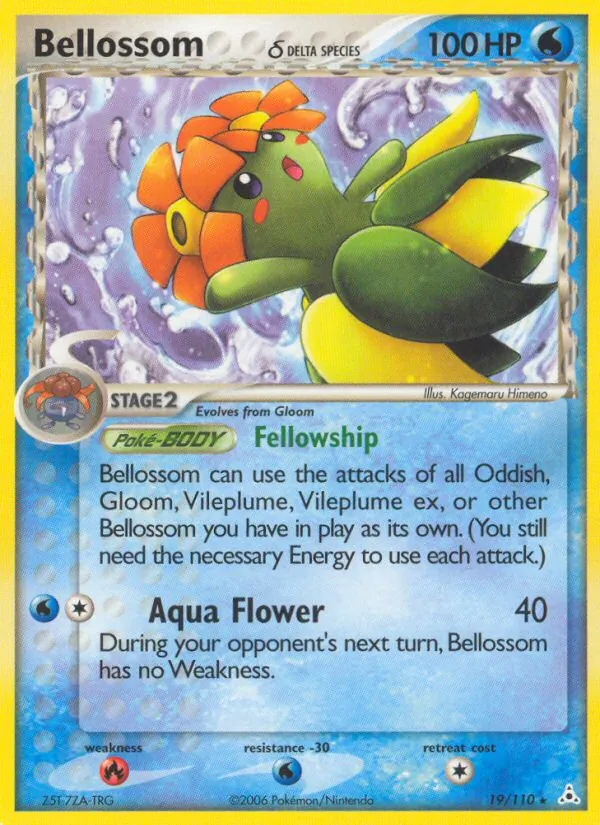 Bellossom δ - Holon Phantoms Pokemon Card