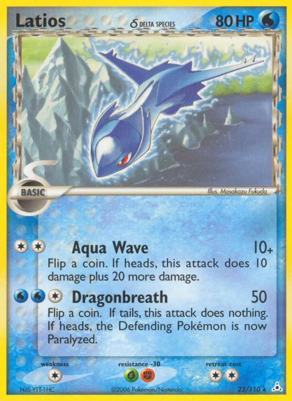Latios δ - Holon Phantoms Pokemon Card