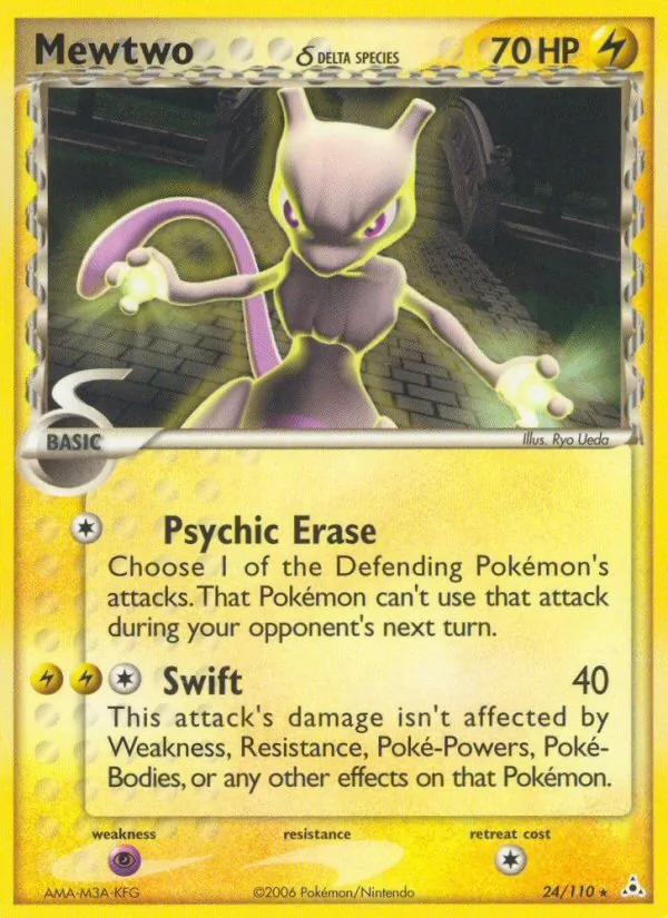 Mewtwo δ - Holon Phantoms Pokemon Card
