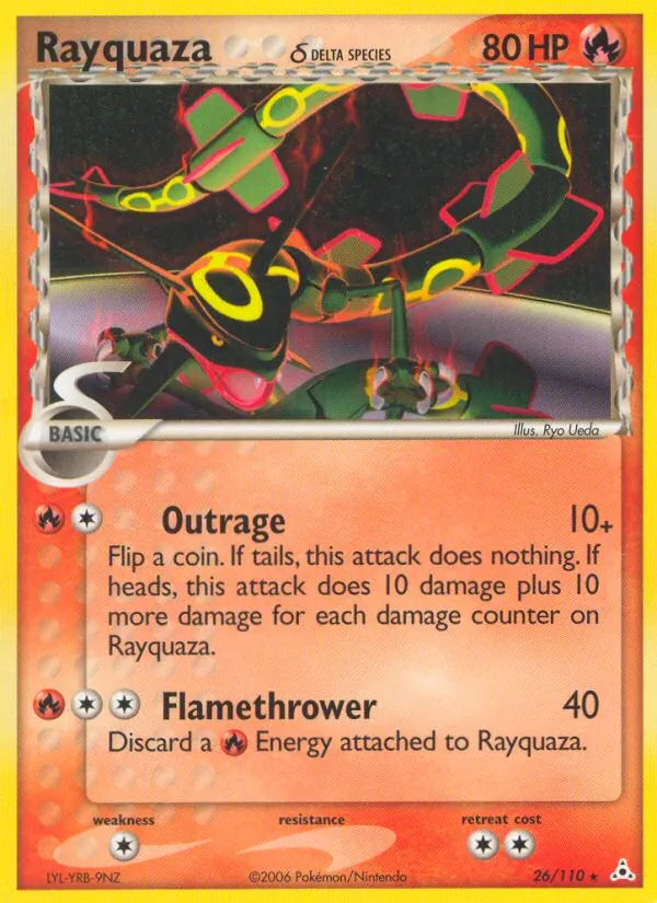 Rayquaza δ - Holon Phantoms Pokemon Card