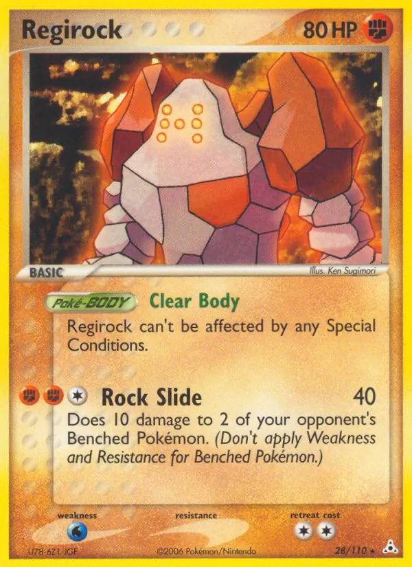 Regirock - Holon Phantoms Pokemon Card