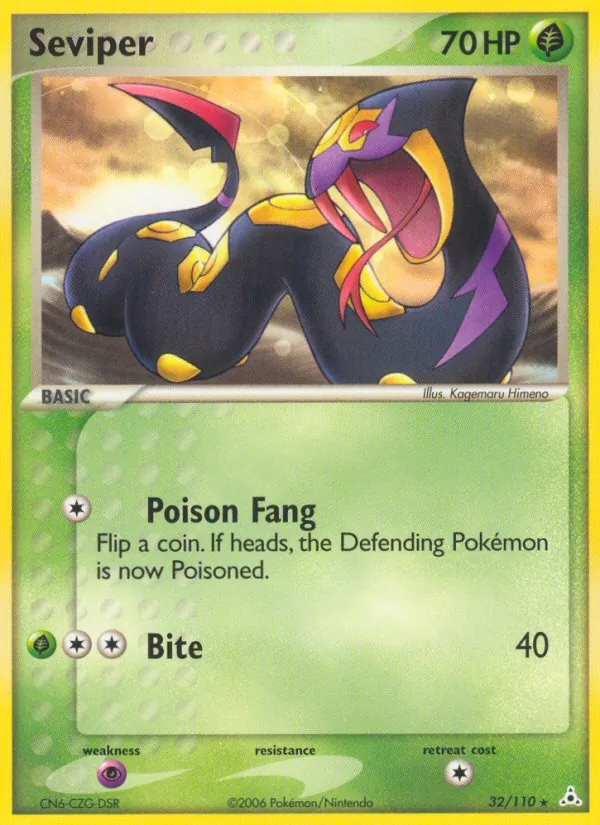 Seviper - Holon Phantoms Pokemon Card