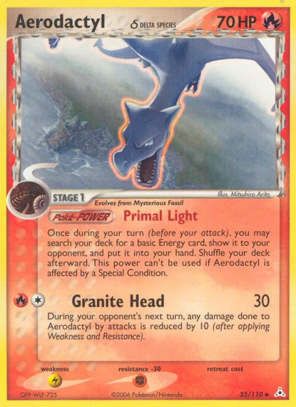 Aerodactyl δ - Holon Phantoms Pokemon Card
