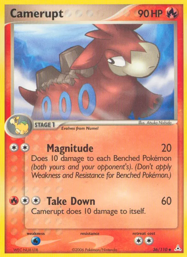 Camerupt - Holon Phantoms Pokemon Card