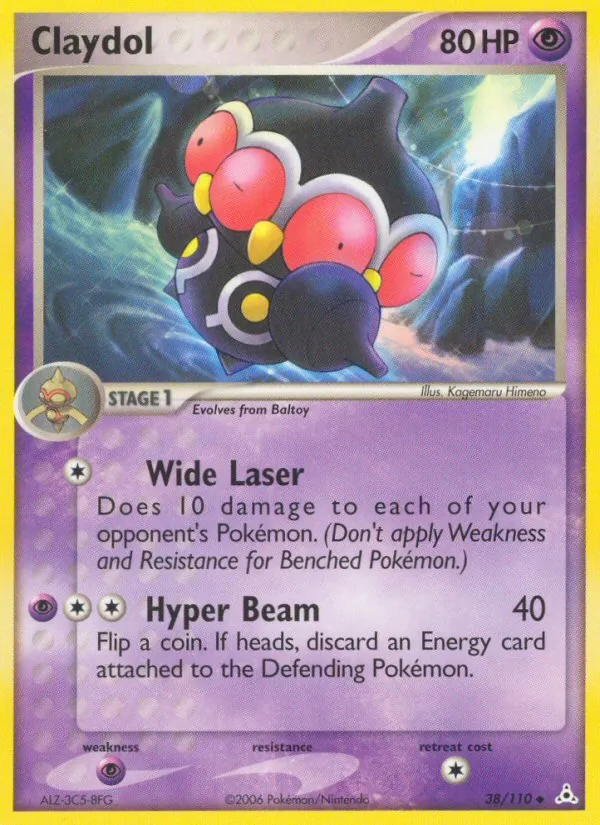 Claydol - Holon Phantoms Pokemon Card