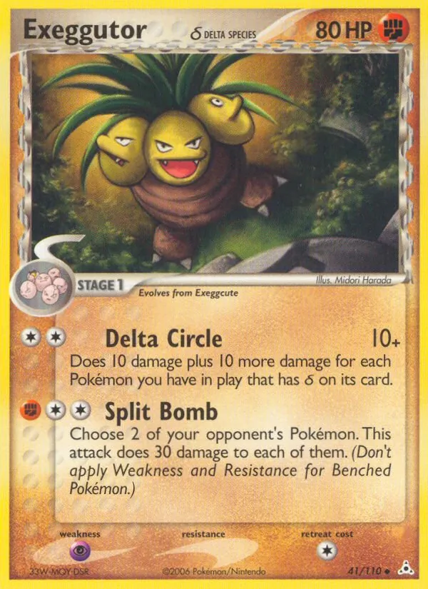 Exeggutor δ - Holon Phantoms Pokemon Card