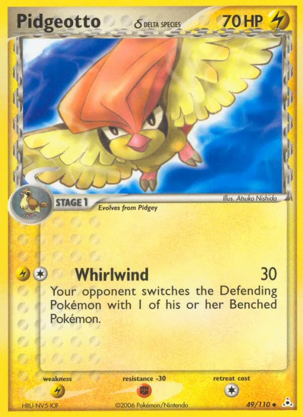Pidgeotto δ - Holon Phantoms Pokemon Card