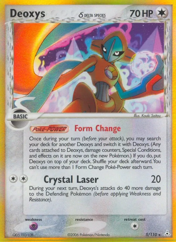 Deoxys δ - Holon Phantoms Pokemon Card
