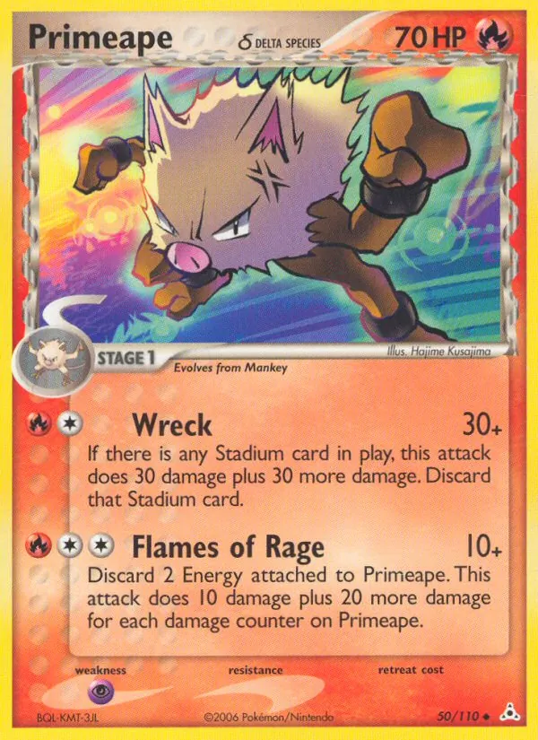 Primeape δ - Holon Phantoms Pokemon Card