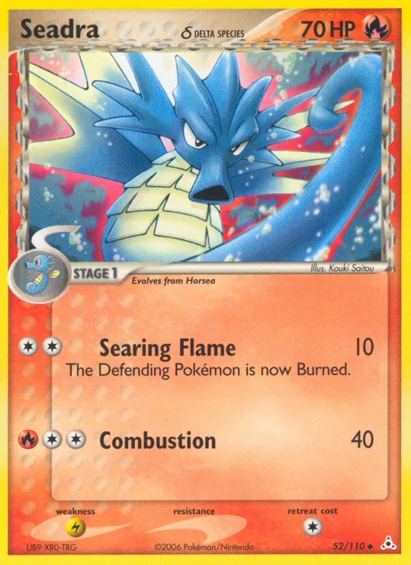 Seadra δ - Holon Phantoms Pokemon Card