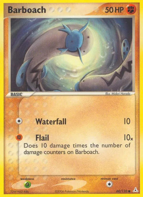 Barboach - Holon Phantoms Pokemon Card