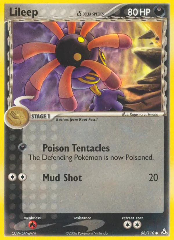 Lileep δ - Holon Phantoms Pokemon Card