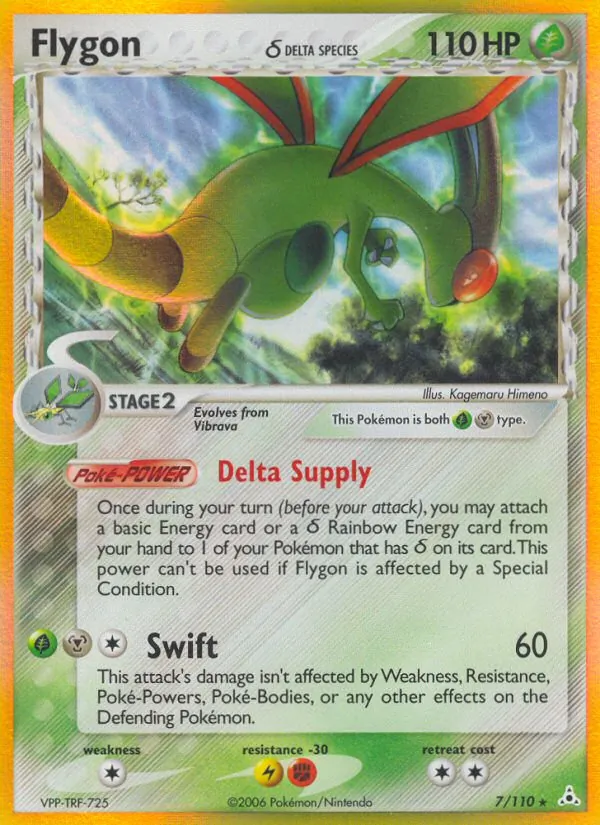 Flygon δ - Holon Phantoms Pokemon Card