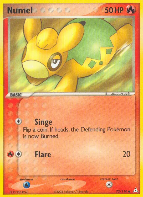 Numel - Holon Phantoms Pokemon Card