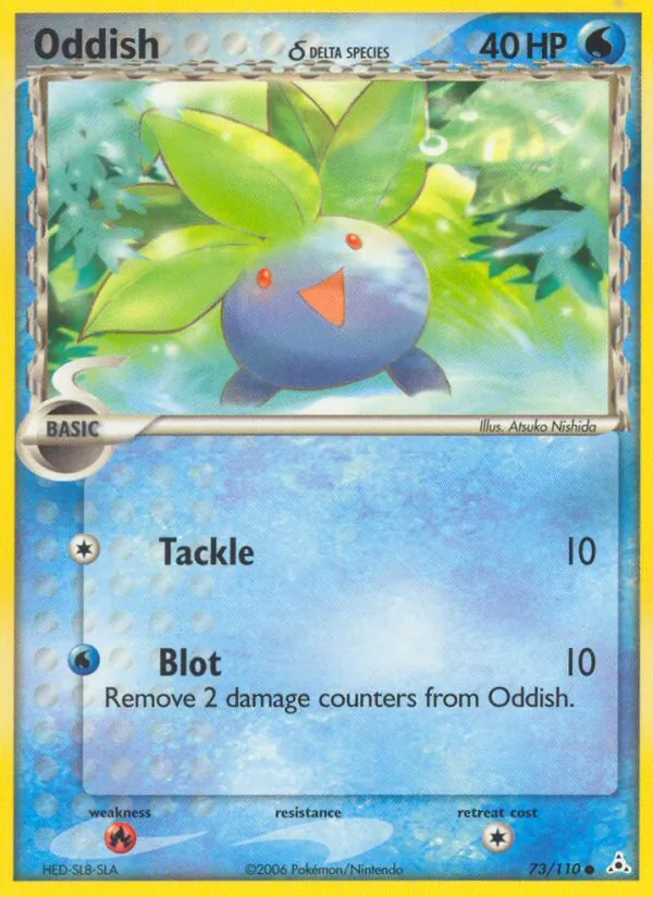 Oddish δ - Holon Phantoms Pokemon Card