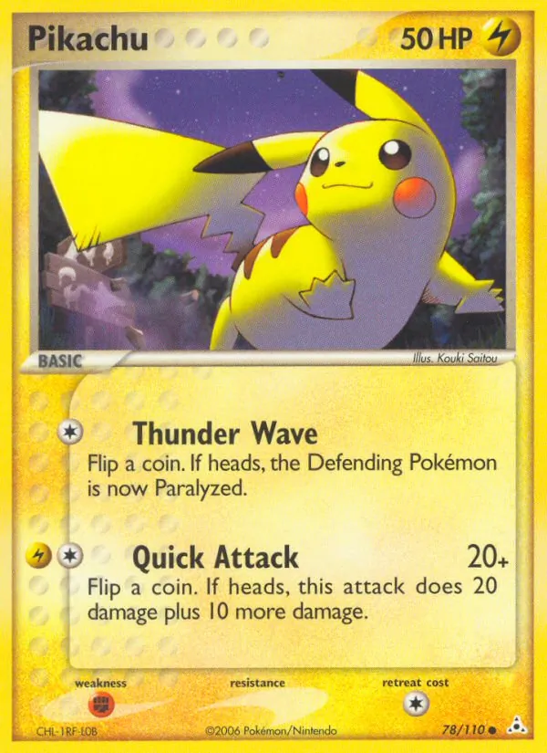 Pikachu - Holon Phantoms Pokemon Card