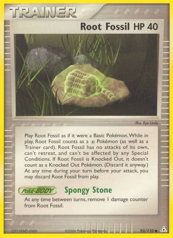 Root Fossil - Holon Phantoms Pokemon Card