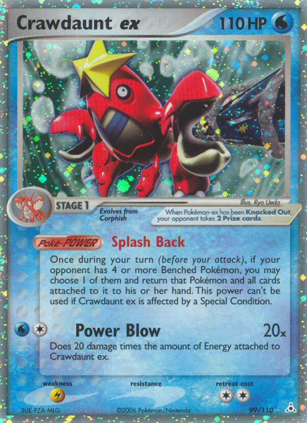 Crawdaunt ex - Holon Phantoms Pokemon Card