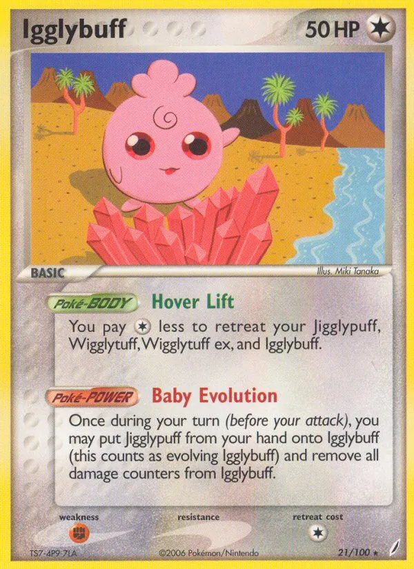 Igglybuff - Crystal Guardians Pokemon Card