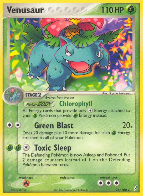 Venusaur - Crystal Guardians Pokemon Card