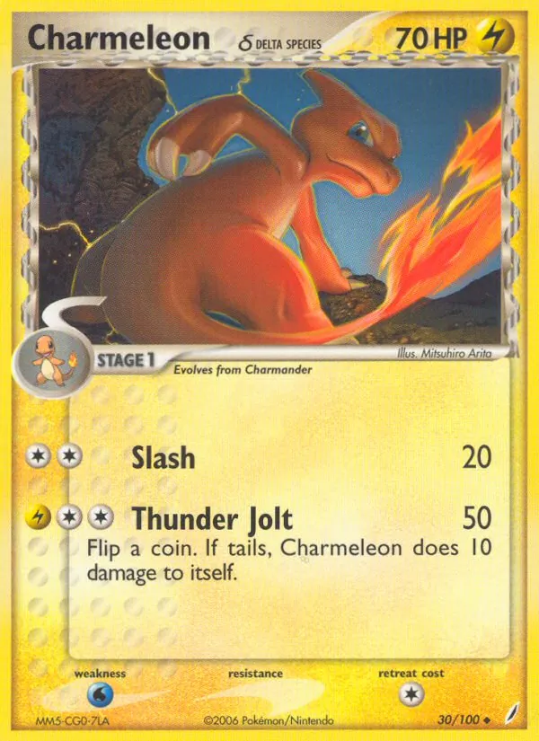 Charmeleon δ - Crystal Guardians Pokemon Card