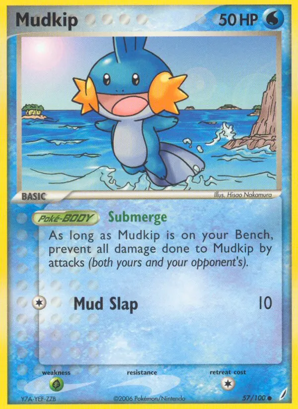 Mudkip - Crystal Guardians Pokemon Card