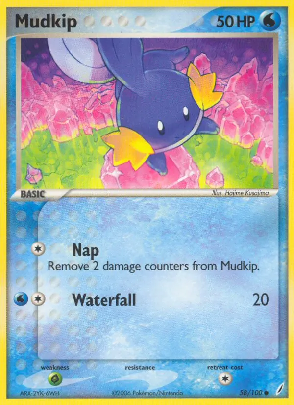 Mudkip - Crystal Guardians Pokemon Card