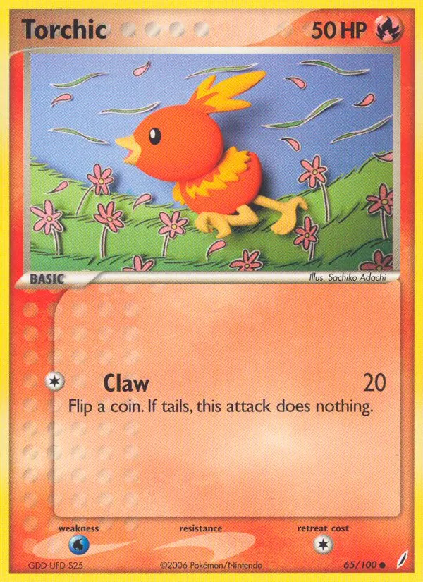 Torchic - Crystal Guardians Pokemon Card